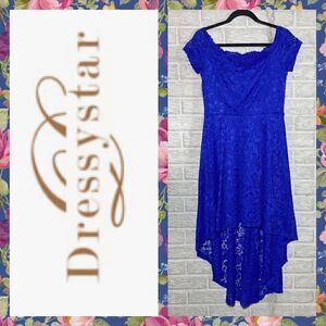 Dressystar Blue Dress Women's Size Large